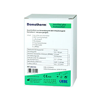 Ausschließlich zur Verwendung mit dem Inhalationsgerät Domotherm vital plus geeignet.