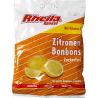 Rheila Zuckerfreie Zitronen Bonbons.