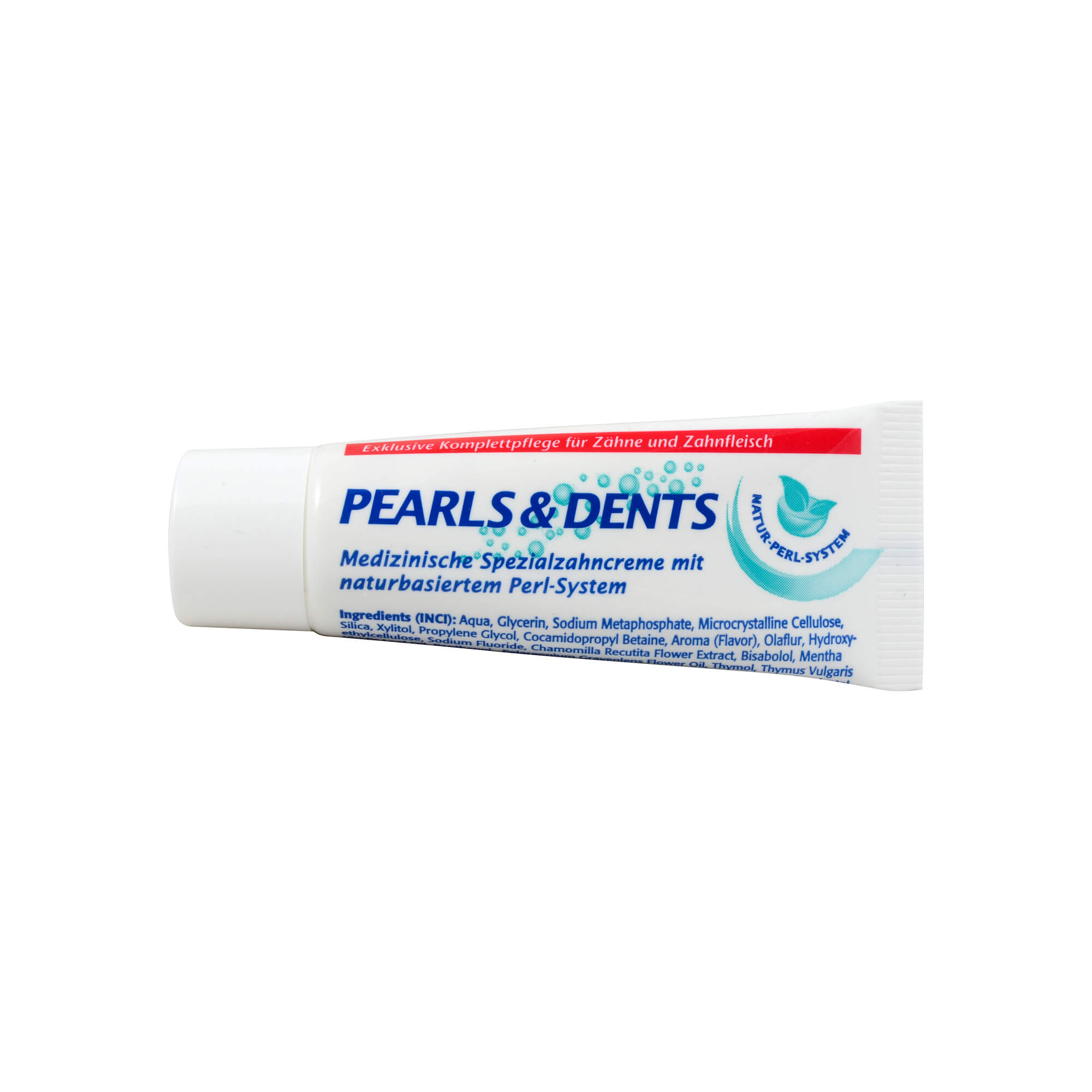 Medizinische Mundpflege mit natürlichem Perl-System. Für Zähne und Zahnfleisch.