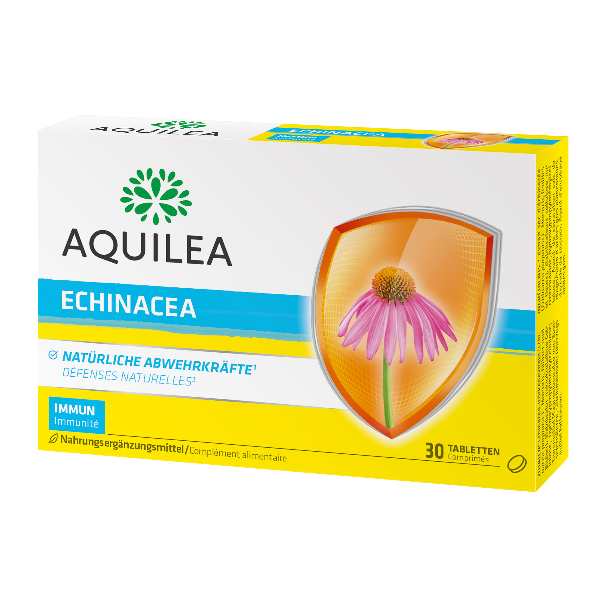 Nahrungsergänzungsmittel mit Echinacea-Extrakt.