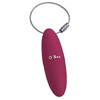 O-Box Schlüsselanhänger Rot für Medikamente oder Geld.