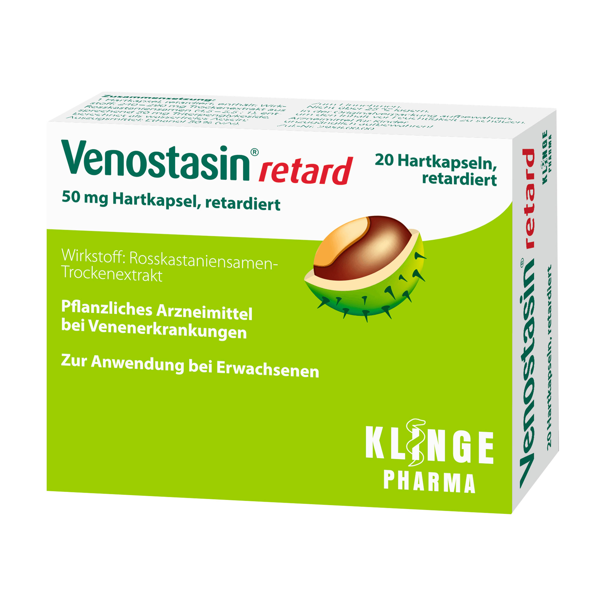 Pflanzliches Arzneimittel bei Venenerkrankungen.