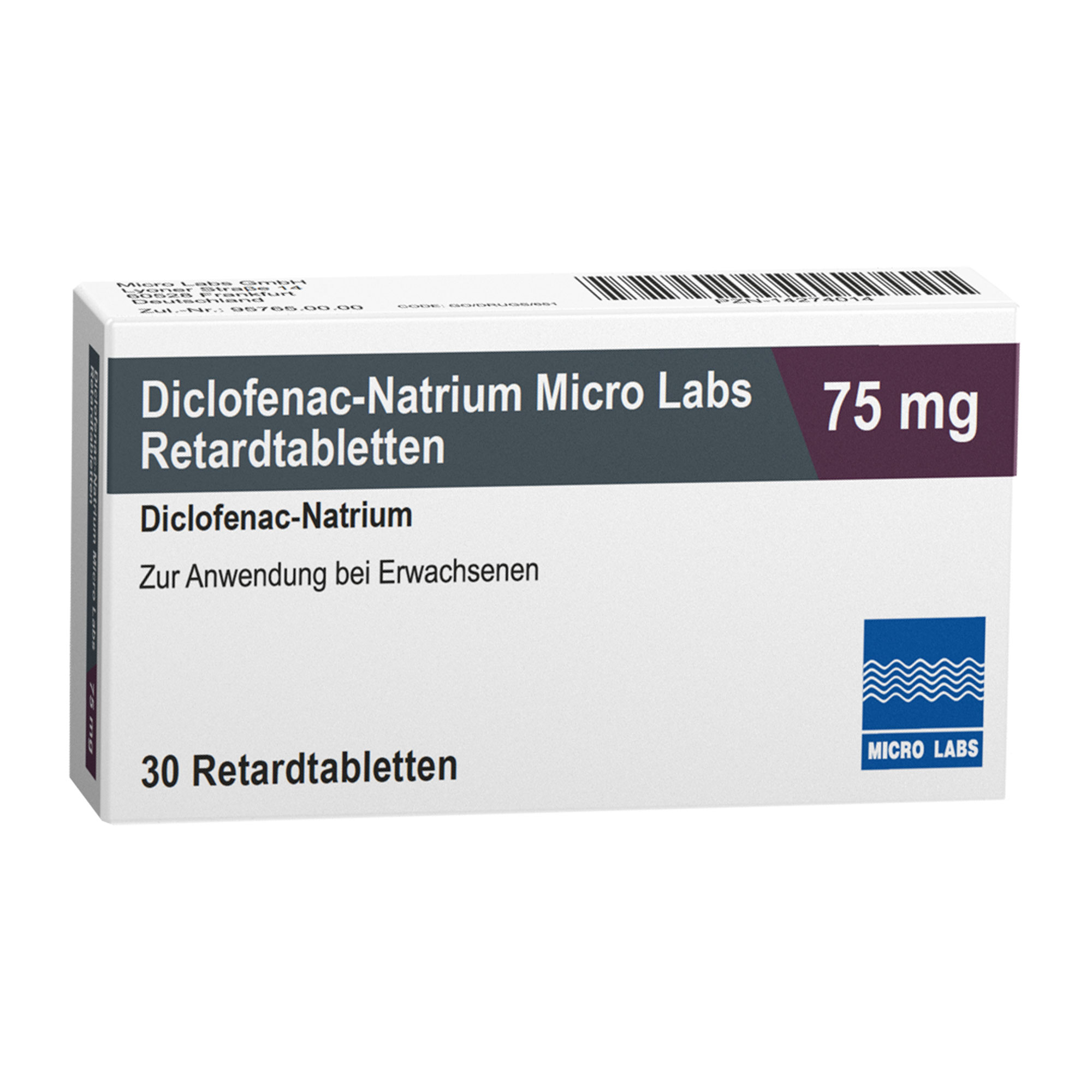 DICLOFENAC Natrium Micro Labs 75 mg Retardtabl.