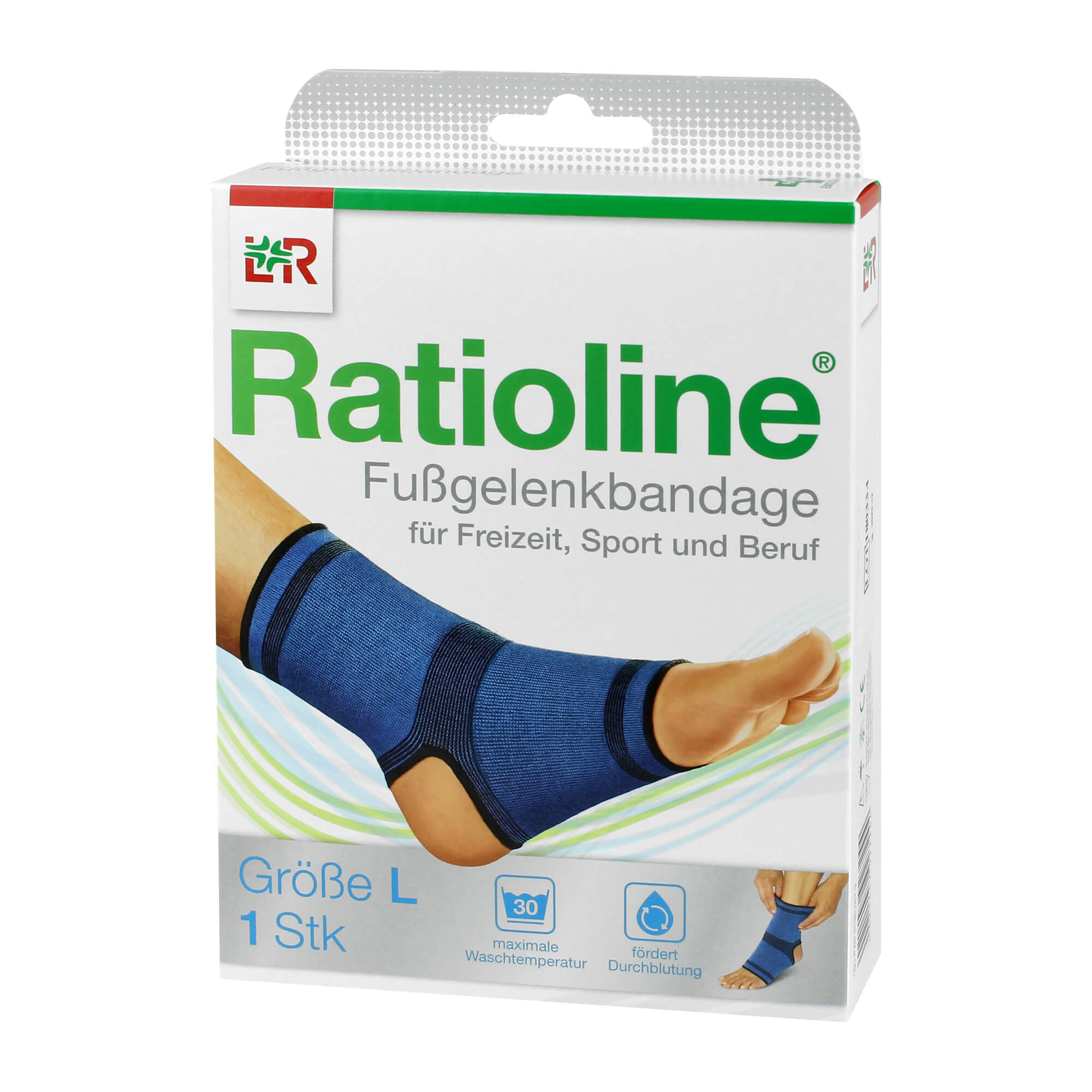 Stabilisierende Bandage – unterstützt bei Bewegung und lindert den Schmerz.