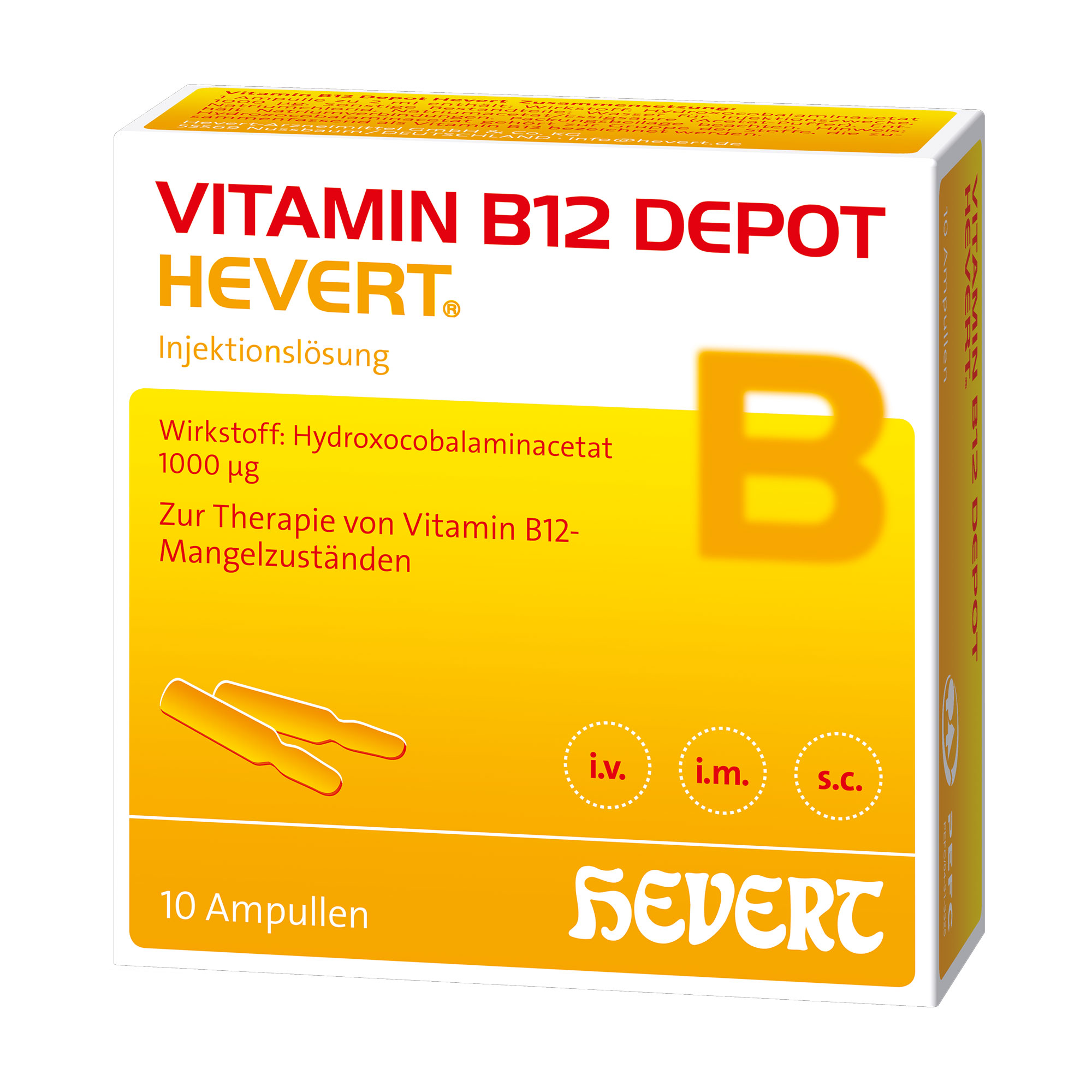 Vitaminpräparat bei Vitamin B12-Mangel, der ernährungsmäßig nicht behoben werden kann.
