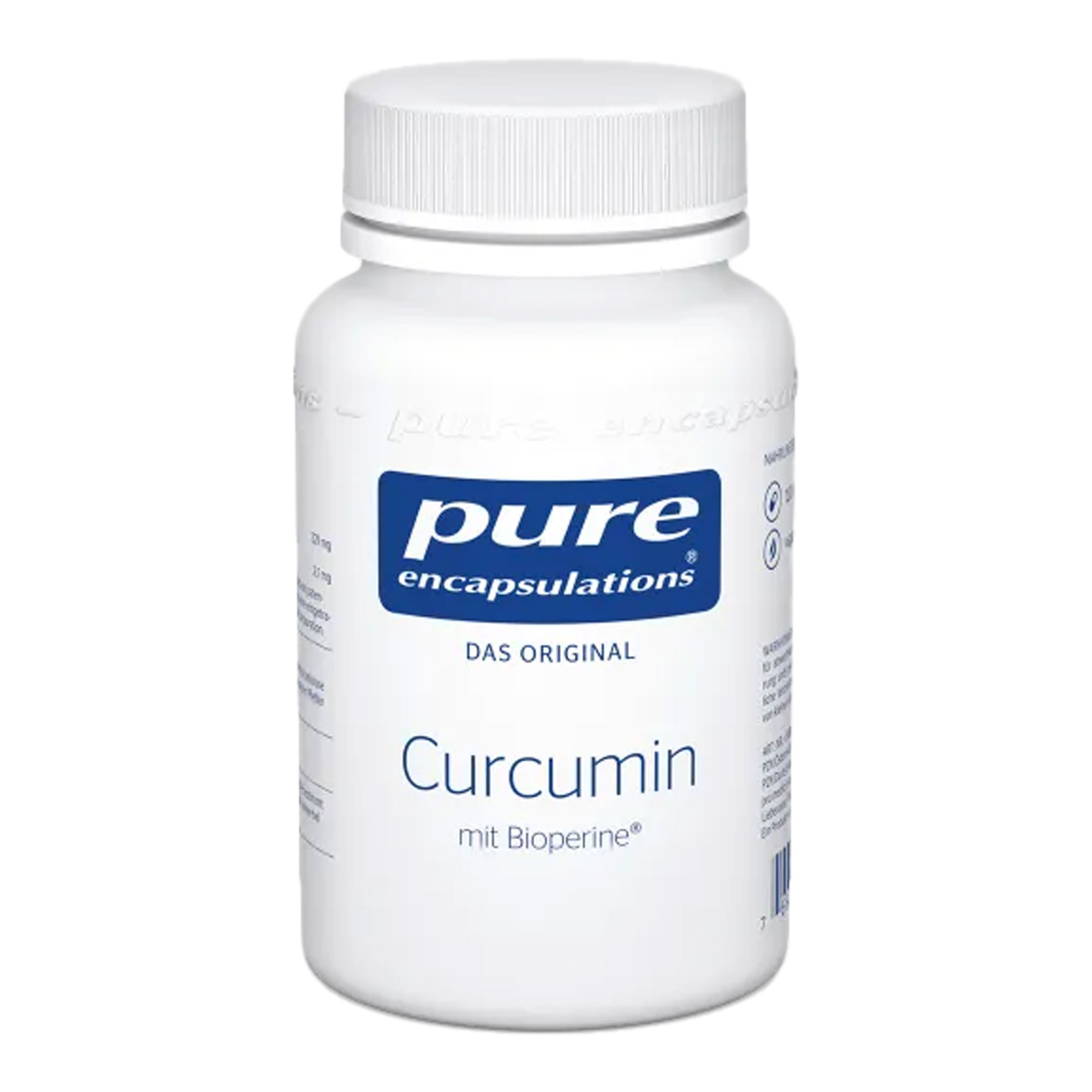 Nahrungsergänzungsmittel mit Curcumin und Piperin.