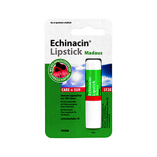 Dient zum Schutz der Lippen gegen schädigende UV-Strahlen durch Lichtschutzfaktor 20.
