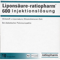 LIPONSAEURE ratiopharm 600 Inf.Set m.Zubeh. Amp.