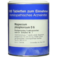 BIOCHEMIE 7 Magnesium phosphoricum D 6 Tabl.