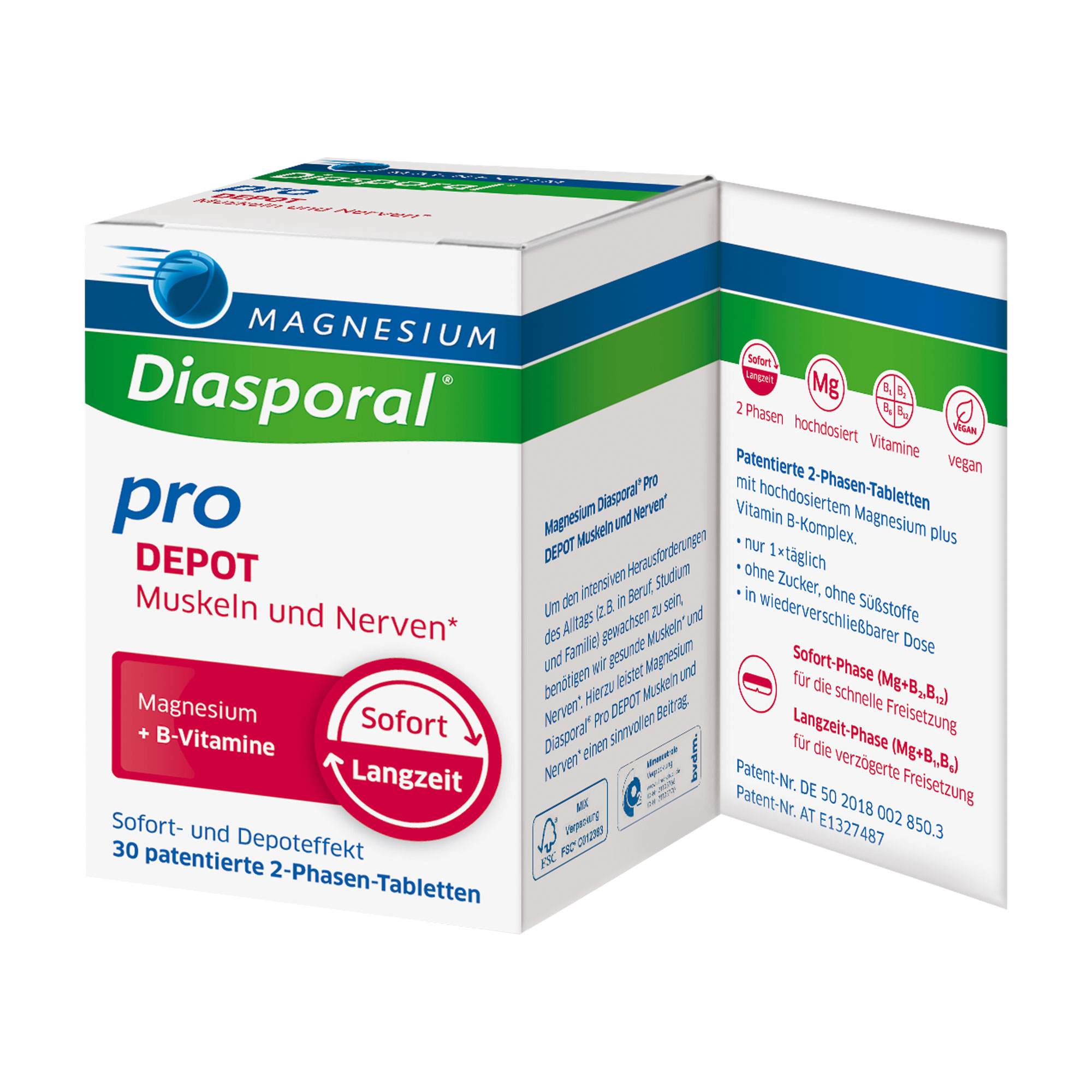 Magnesium-Diasporal pro DEPOT-Tabletten Muskeln und Nerven