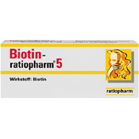 BIOTIN RATIOPHARM 5 mg Tabl.
