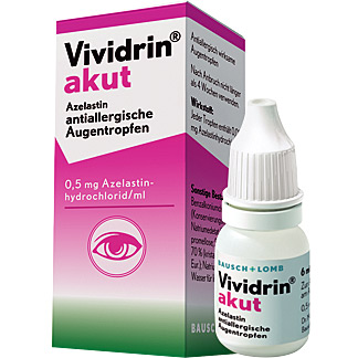 Zur Behandlung von saisonal und nicht-saisonal bedingten allergischen Beschwerden am Auge.