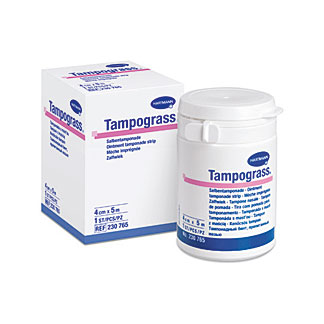 Die Salbentamponade für gewebeschonendes Tamponieren.
