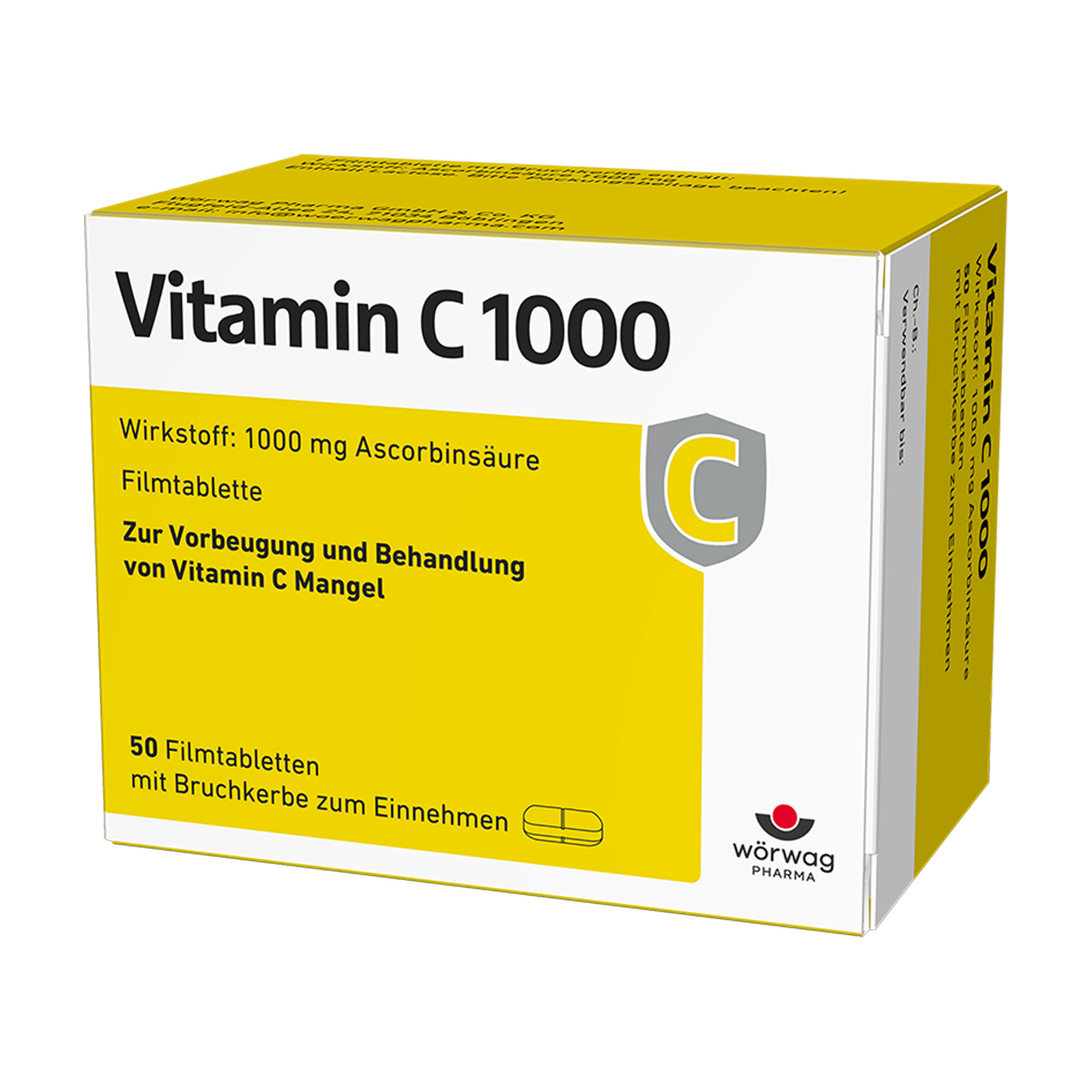 Vitamin-C-Präparat zur Vorbeugung eines Vitamin-C-Mangels und zur Behandlung von Vitamin-C-Mangel-Krankheiten.