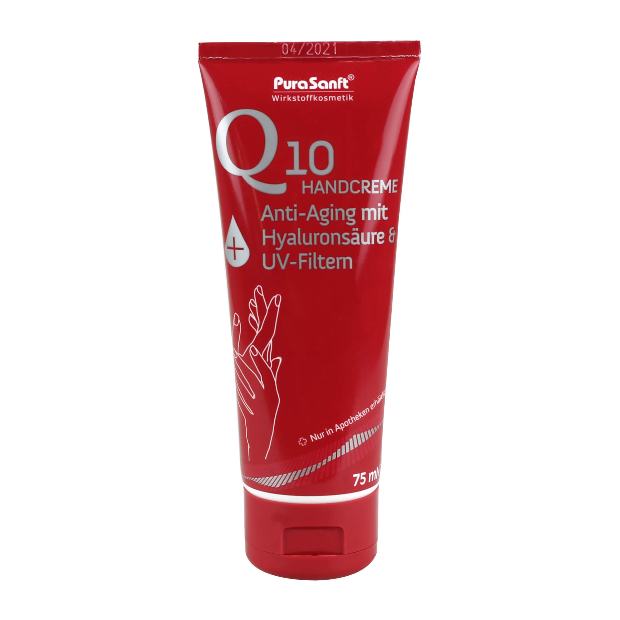 Q10 Handcreme Anti-Aging mit Hyaloronsäure & UV-Filtern.