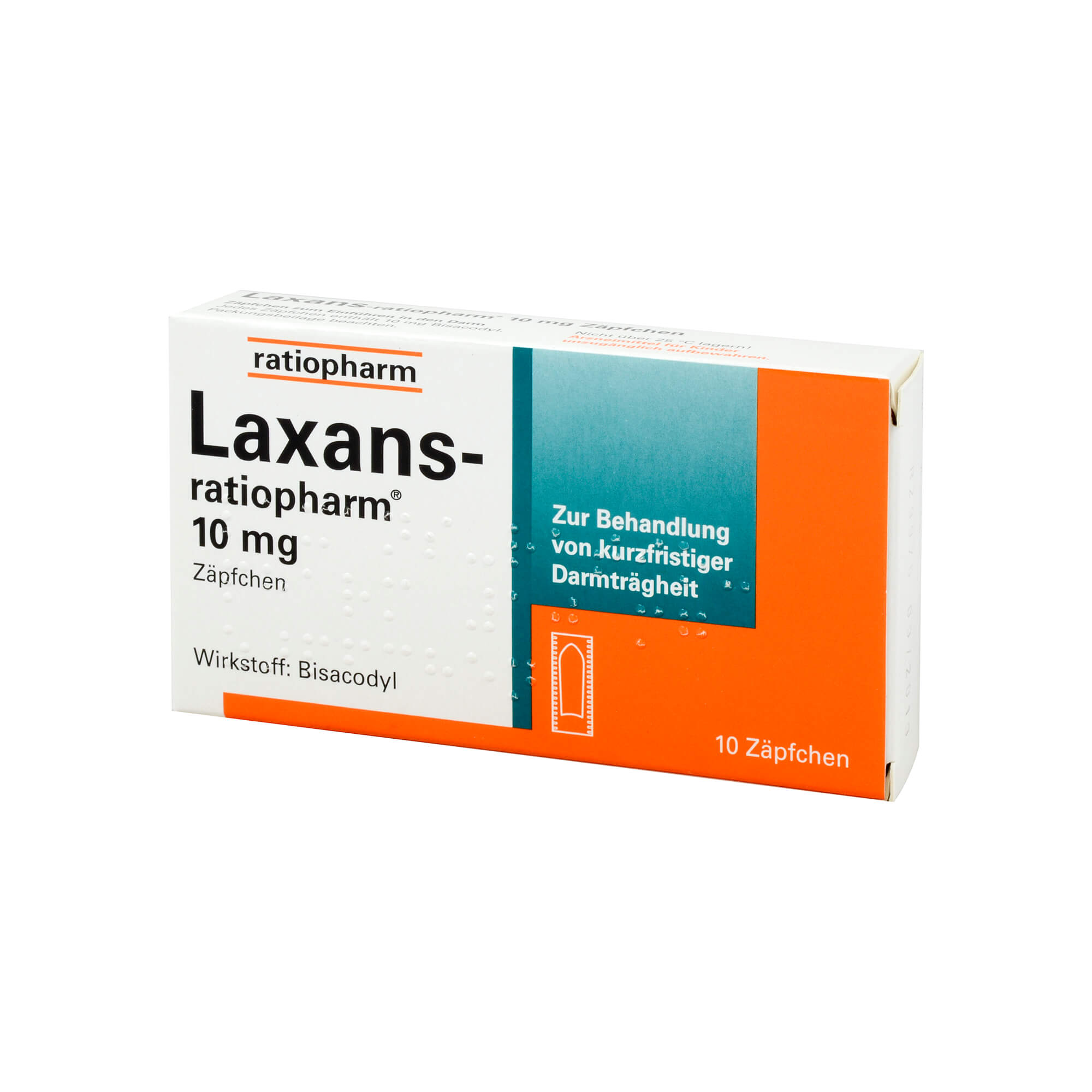 LAXANS RATIO 10MG SUP, 10 St | Arzneimittel-Datenbank
