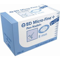 BD Micro-Fine+8 Opti 110 Nadeln 0,25x8 mm.