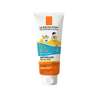 Sonnenschutzmilch für Gesicht und Körper mit einem sehr hohen UVA-Filter, für den bestmöglichen Schutz der Kinderhaut.