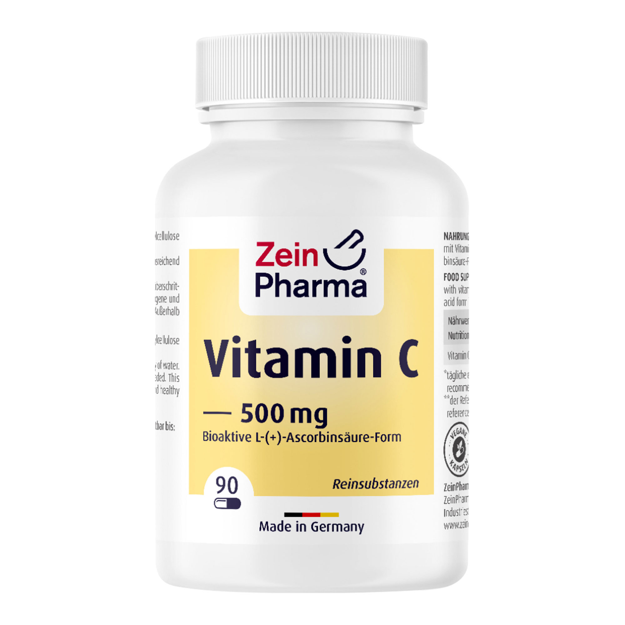 Nahrungsergänzungsmitel mit Vitamin C.