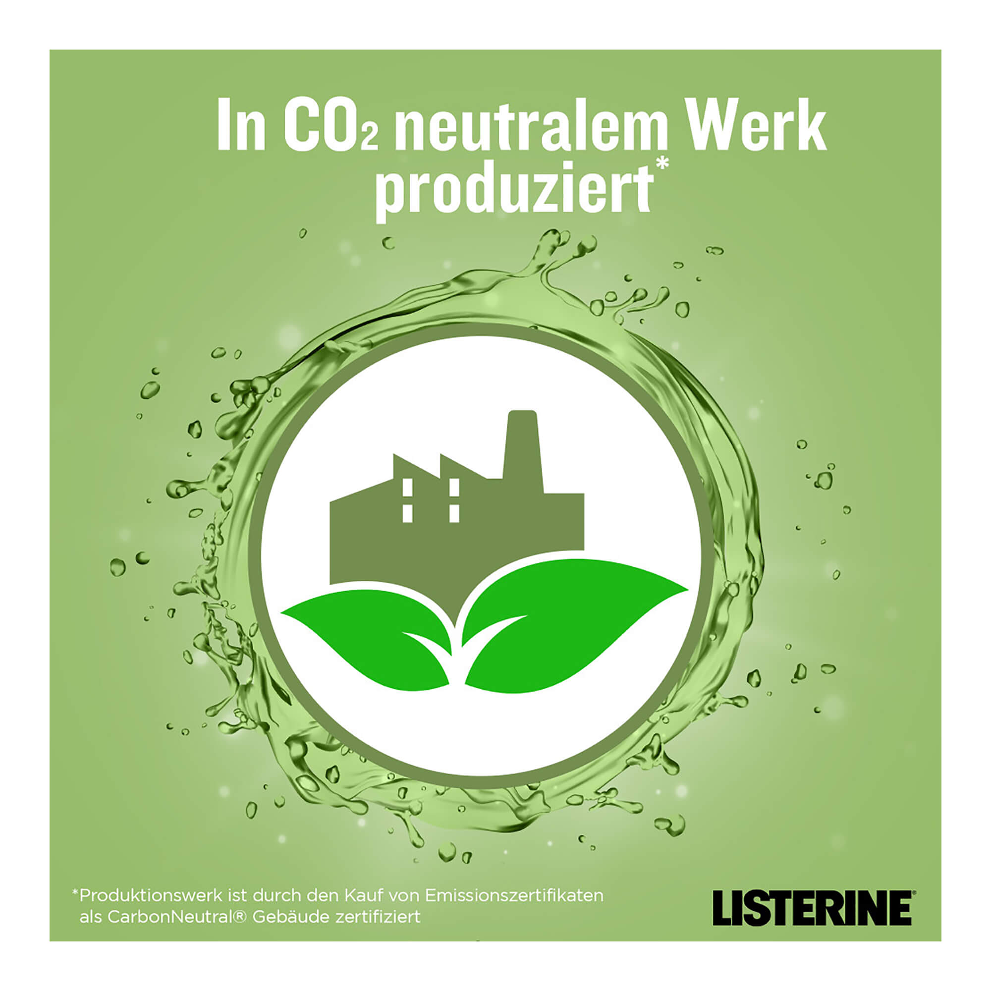 Listerine Naturals Zahnfleisch-Schutz CO2-neutral