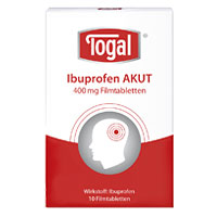 TOGAL Ibuprofen Akut 400 mg Filmtabletten