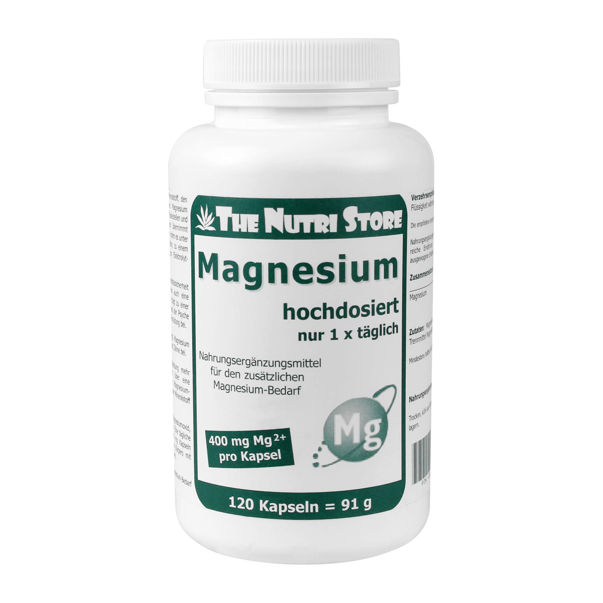 Nahrungsergänzungsmittel für den zusätzlichen Magnesium-Bedarf.