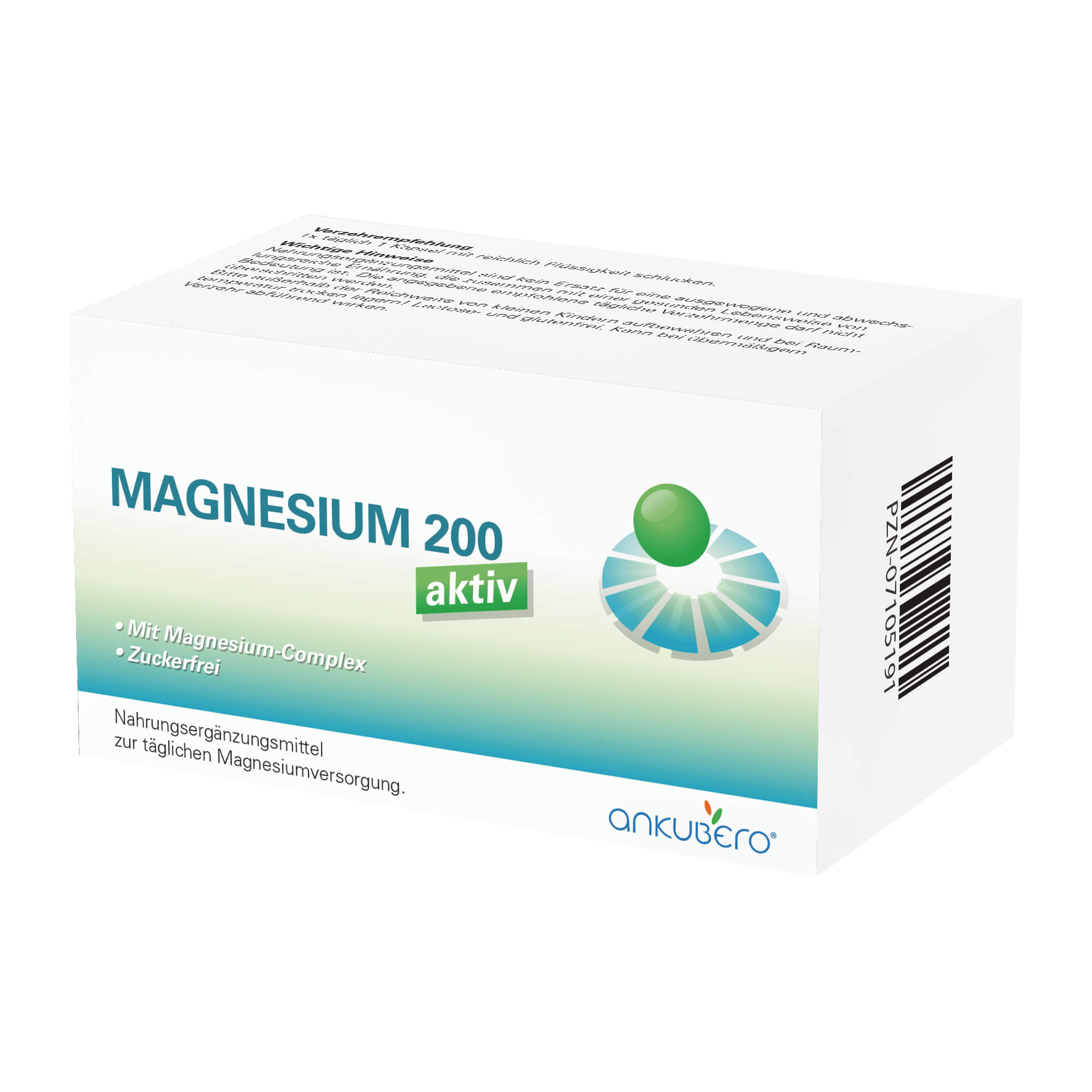 Nahrungsergänzungsmittel mit Magnesium-Complex.