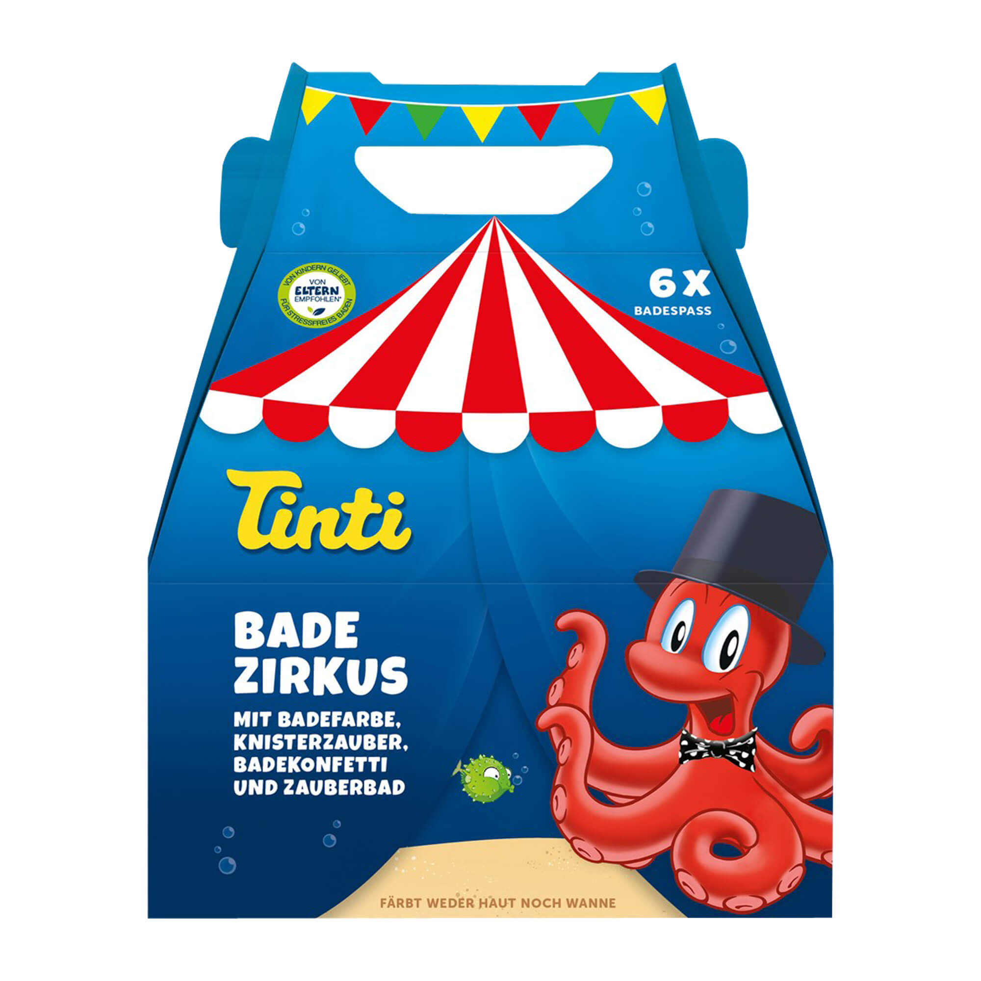 Spiel- und Badespaß an kalten Wintertagen mit dem vielseitigen Tinti Bade Zirkus.