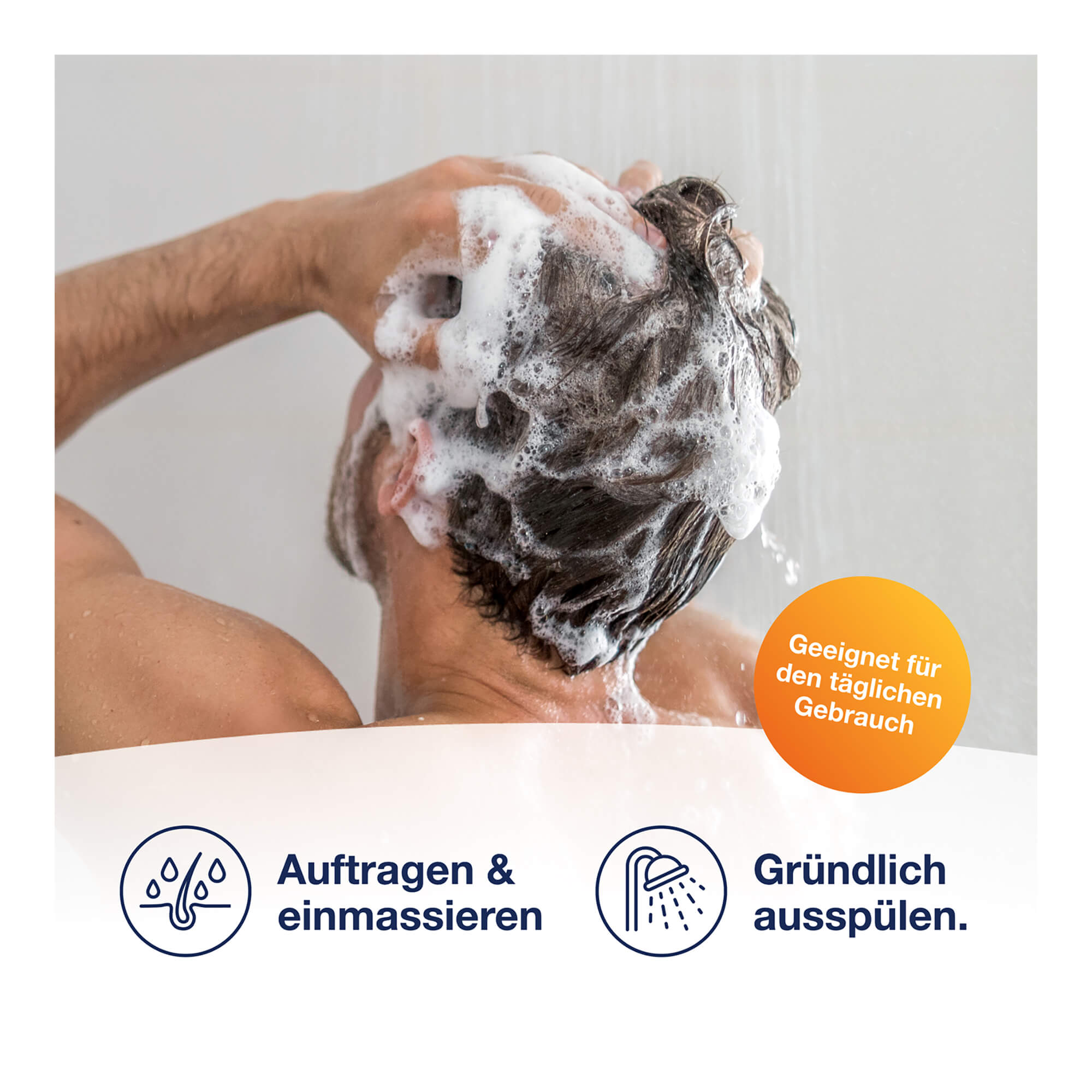 Grafik Terzolin Expert Anti-Juckreiz Shampoo Anwendung