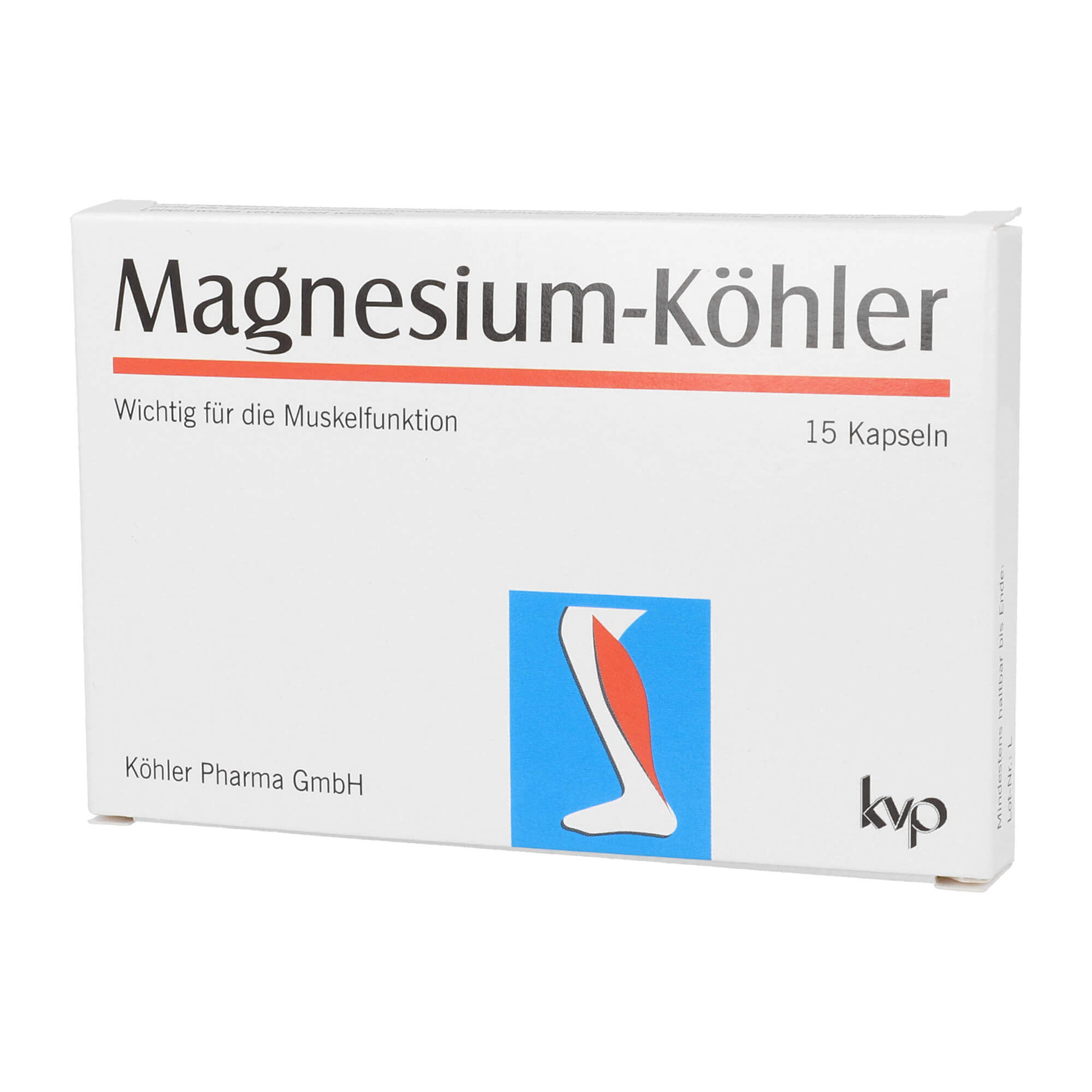 Nahrungsergänzungsmittel mit Magnesium und Vitamin B6.