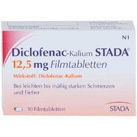 DICLOFENAC Kalium STADA 12,5 mg Filmtabl.