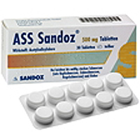 ASS SANDOZ 500 mg Tabl.