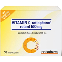 Vitamin C-Ratiopharm Retard 500 mg.