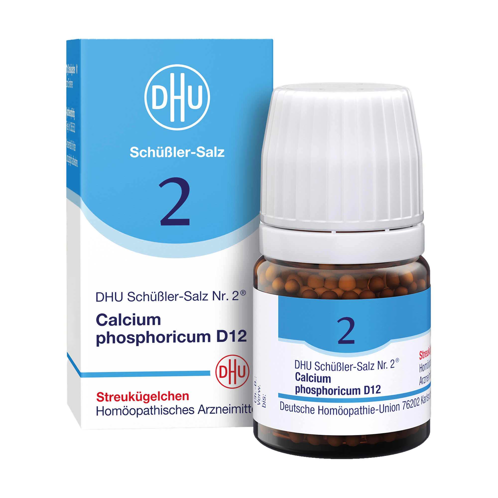 Homöopathisches Arzneimittel mit Calcium phosphoricum Dil. D12.