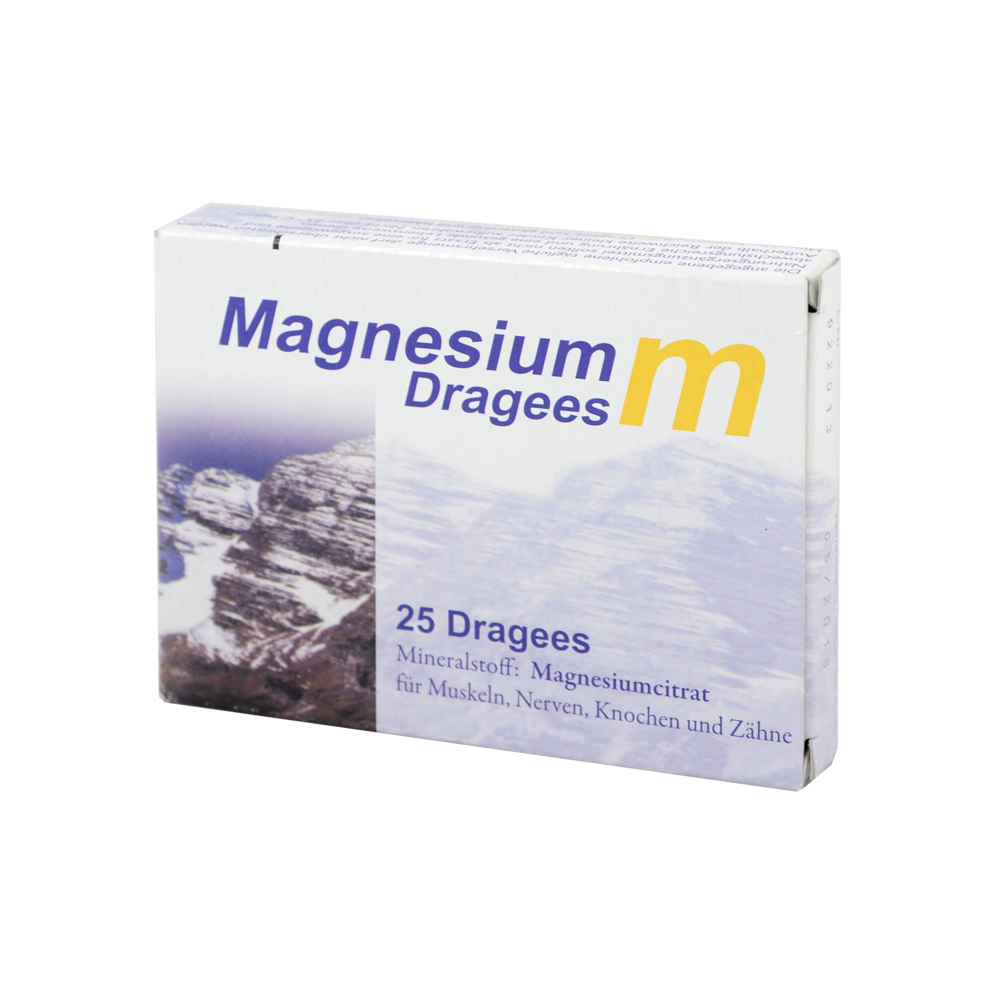 Nahrungsergänzungsmittel mit Magnesium.