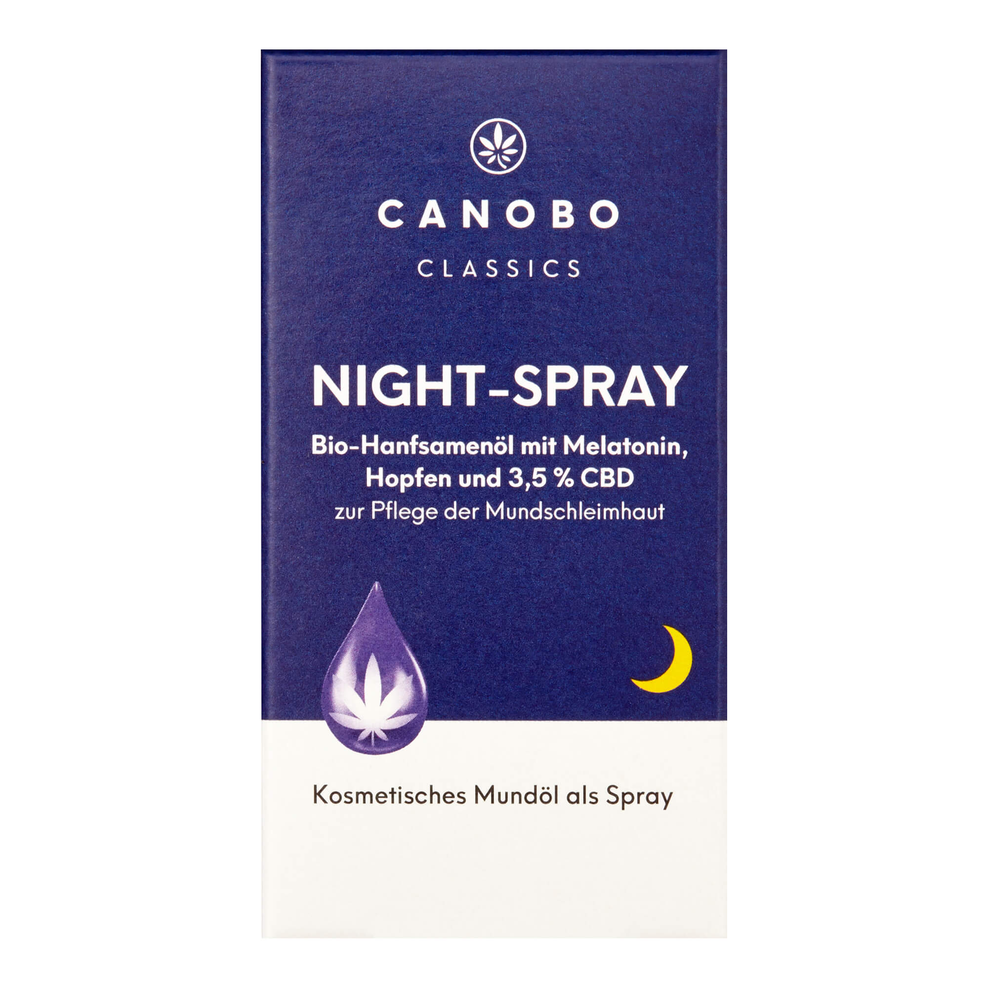 Canobo Night-Spray 3,5% Bio CBD mit Hopfen und Melatonin
