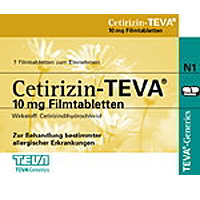 CETIRIZIN Teva 10 mg Filmtabletten