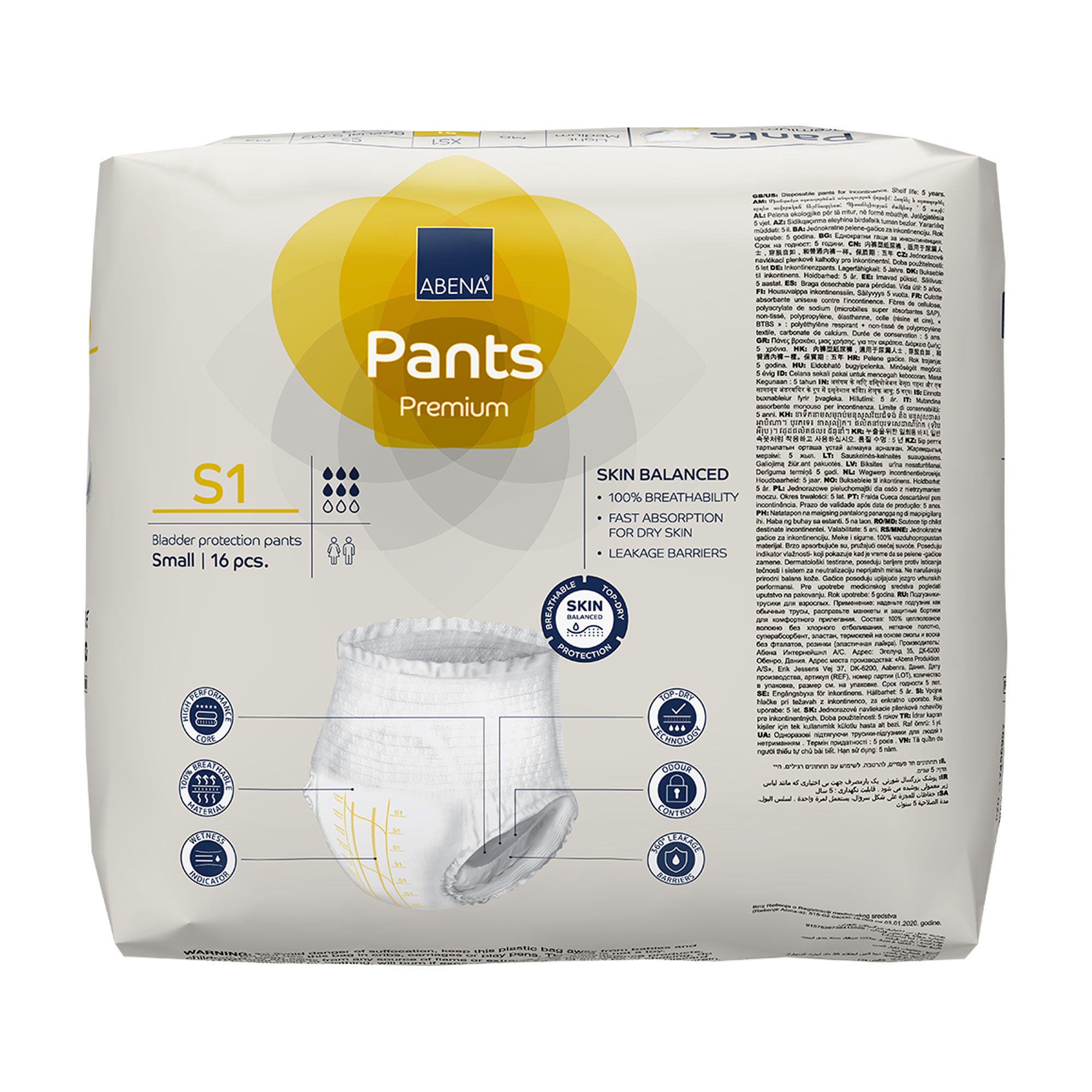 Abena Pants S1 Premium Rückseite