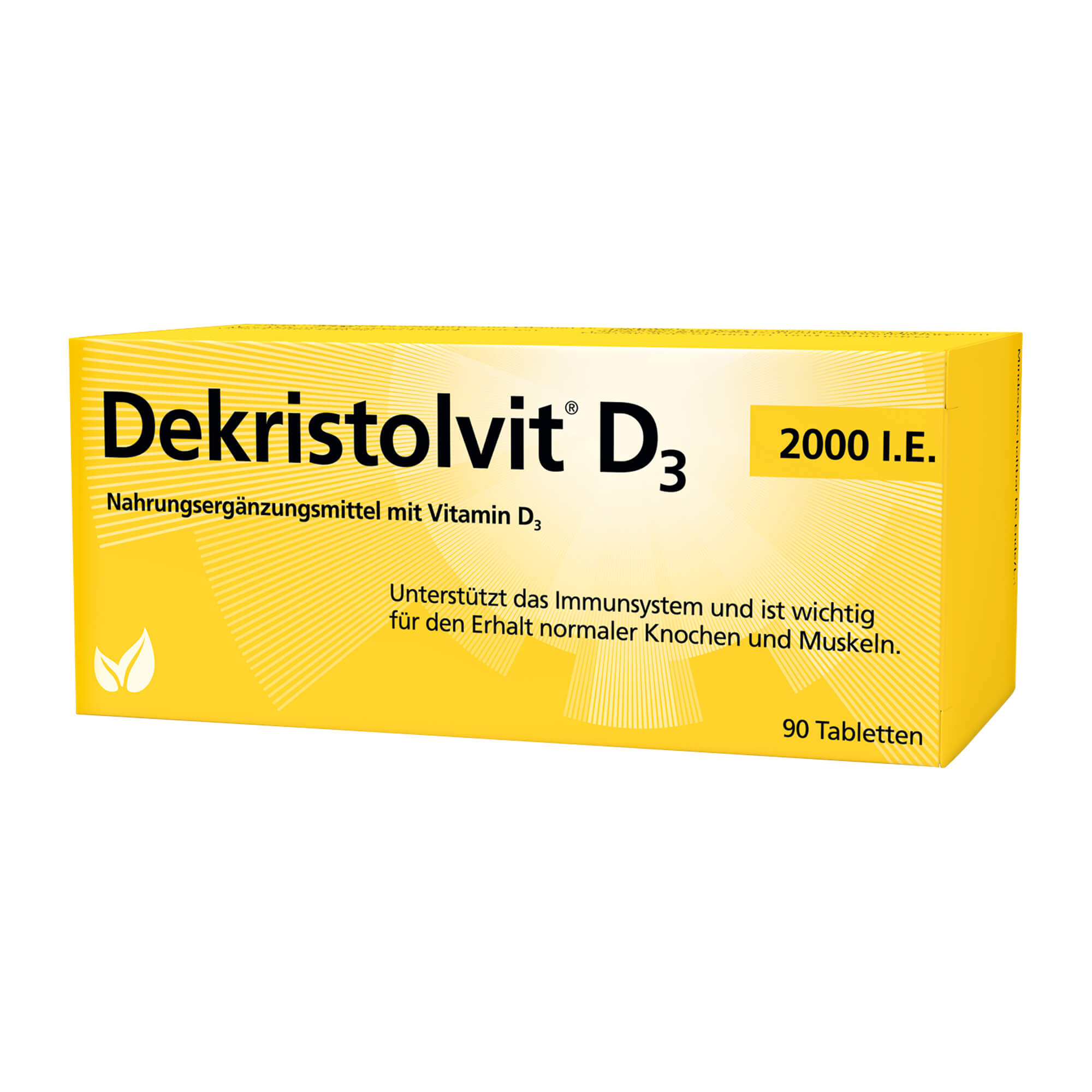 Tabletten mit Vitamin D3 für Kinder ab 11 Jahren zur täglichen Einnahme.