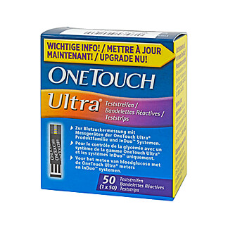 Zur Blutzuckermessung mit Messgeräten der OneTouch Ultra Produktfamilie und InDuo Systemen.