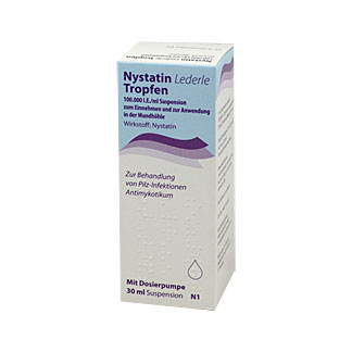 Bei Infektionen im Mund und Verdauungstrakt, die durch nachgewiesene Nystatin-empfindliche Hefepilze hervorgerufen worden.