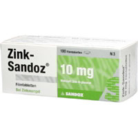 ZINK SANDOZ 10 mg Filmtabletten