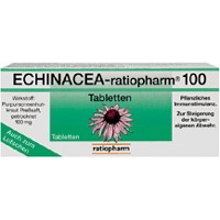 ECHINACEA RATIOPHARM 100 mg Tabletten.