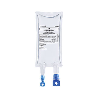 Trägerlösung für kompatible Elektrolytkonzentrate und Medikamente, Zufuhr freien Wassers.