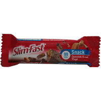 Slim Fast Riegel Schokolade-Karamell.