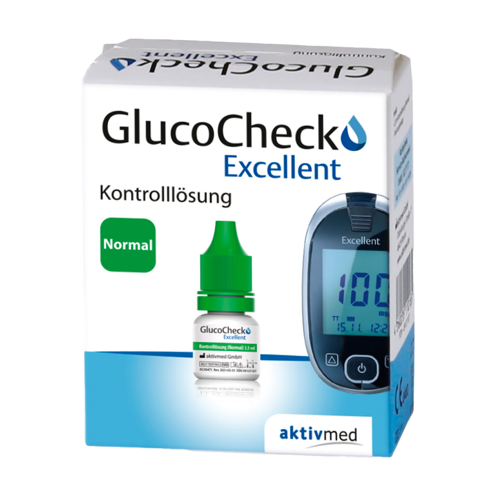 Zur Verwendung mit dem GlucoCheck Excellent Blutzuckermessgerät.