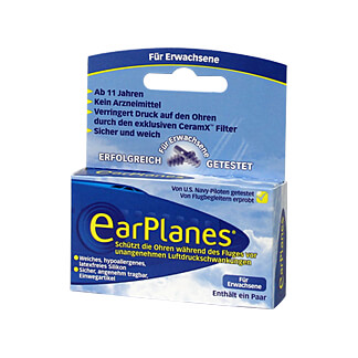 Verringert den Druck auf die Ohren durch den CeramX Filter, ab 11 Jahren einsetzbar.