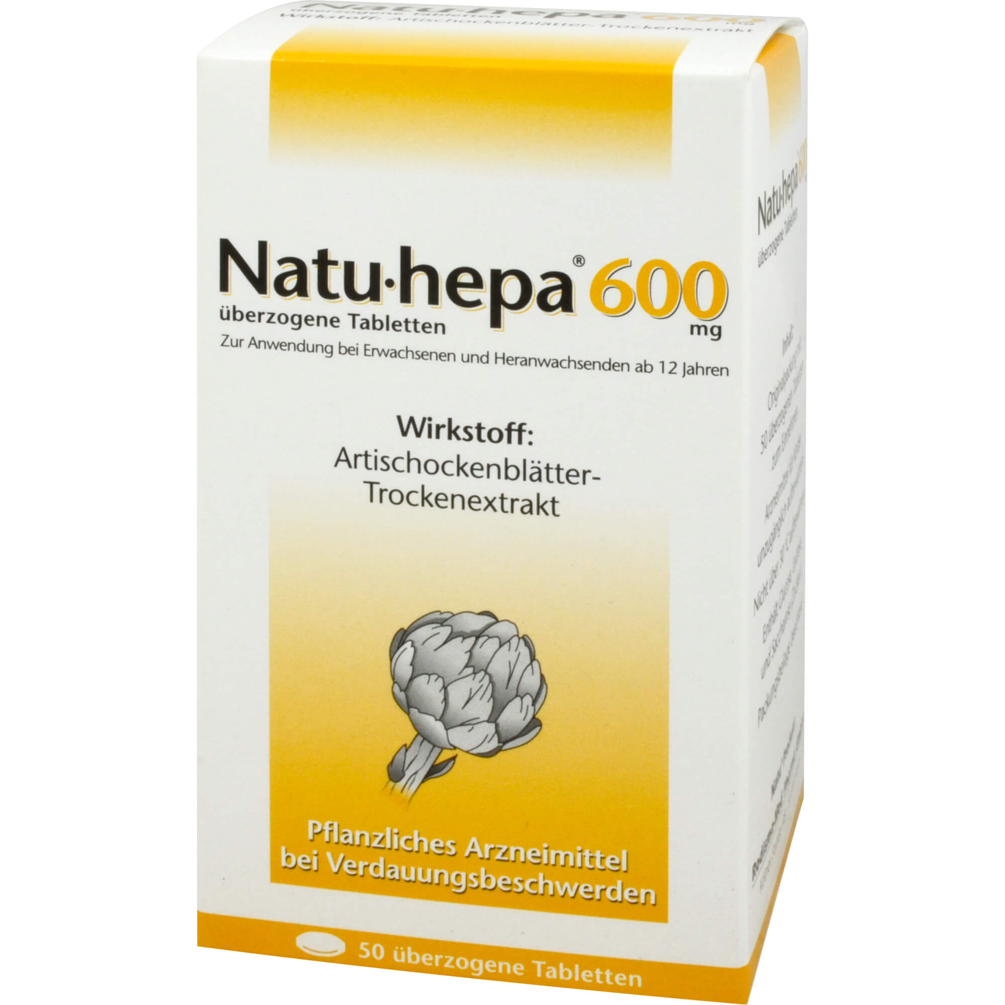 NATU HEPA 600 mg ueberzogene Tabl.
