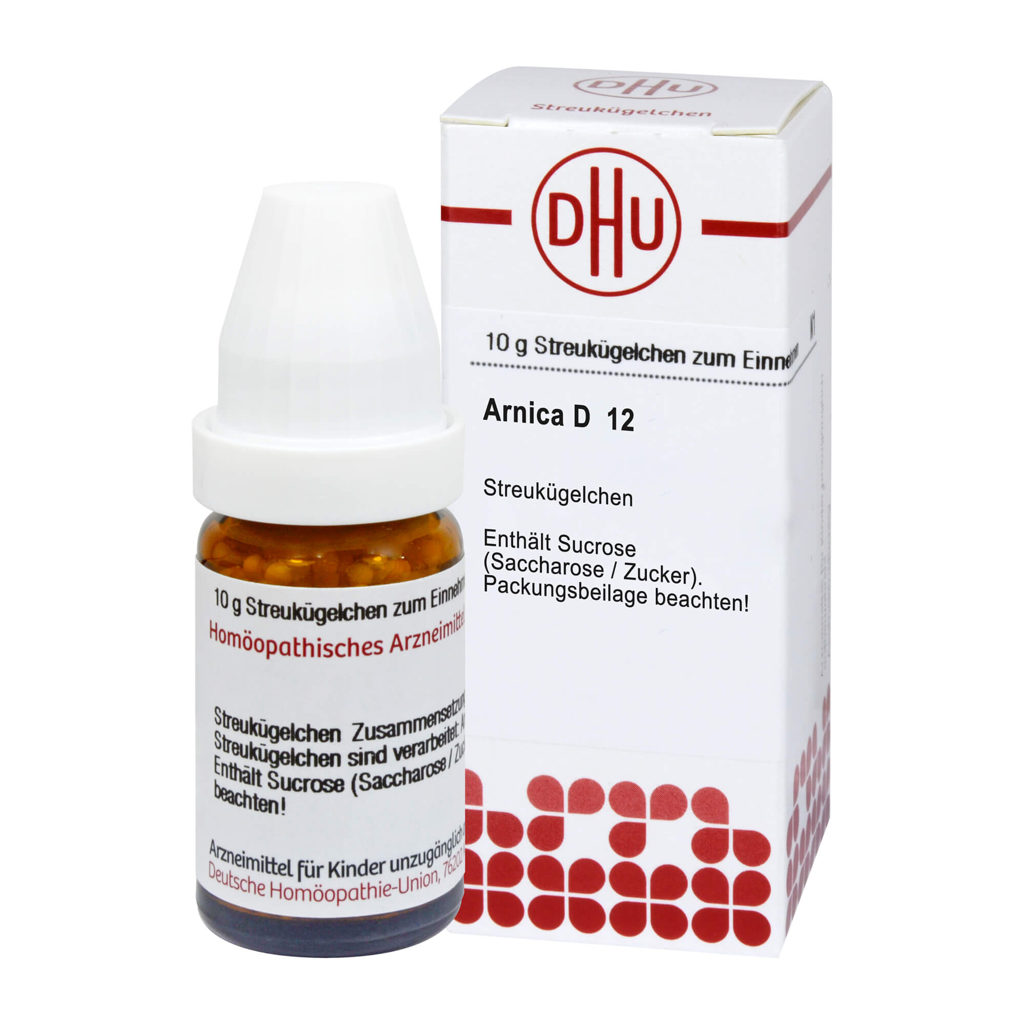 Homöopathisches Arzneimittel mit Arnica Dil. D12.