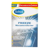 Scholl Freeze Warzenentferner für vulgäre Warzen und Sohlen- oder Dornwarzen.